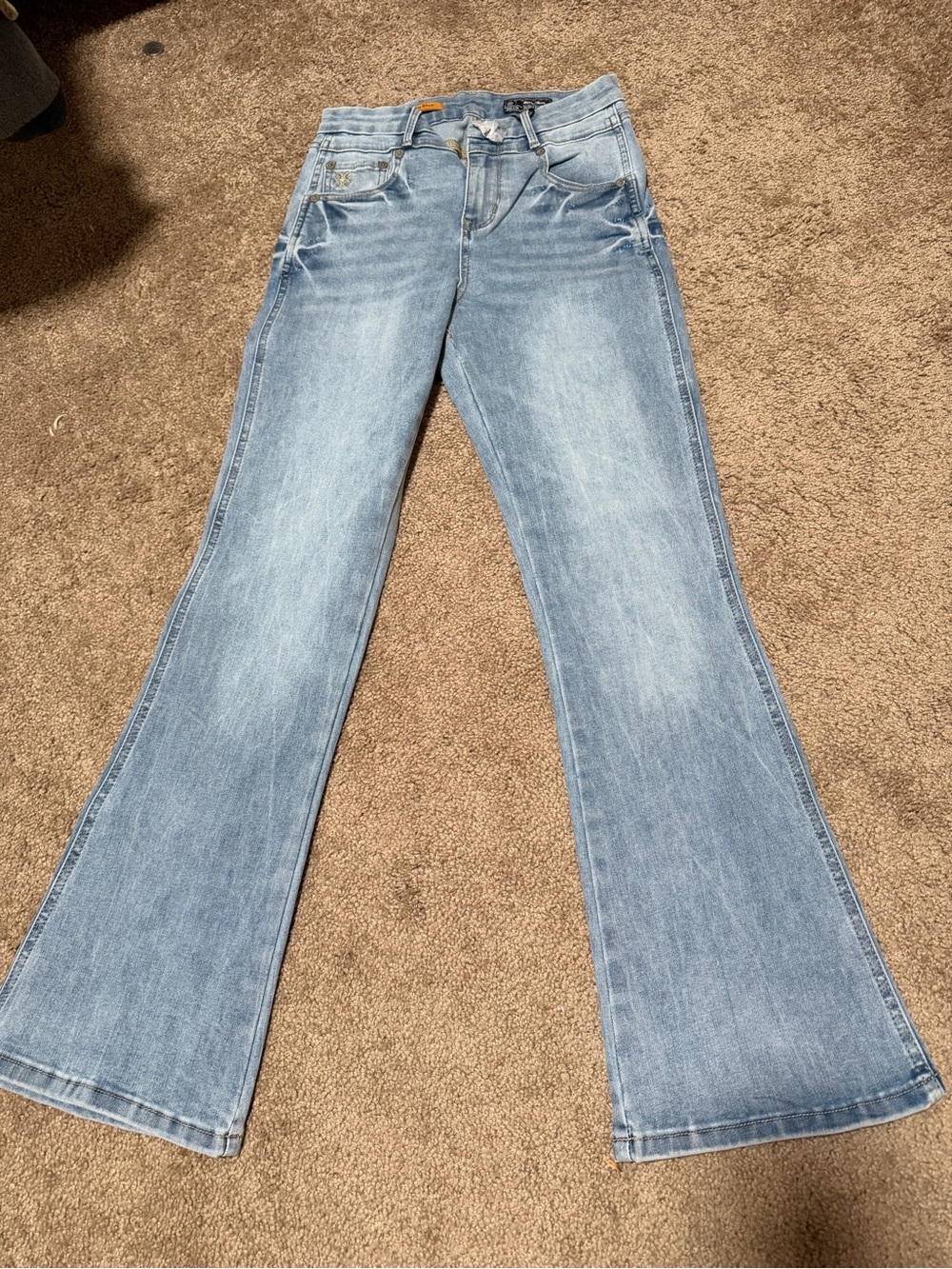 Western Blue High Rise Bootcut Women's Jeans